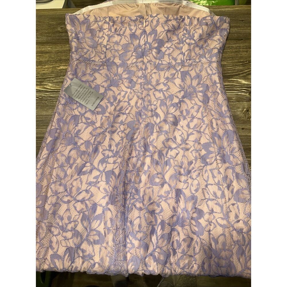 Nordstrom NSR Size XL Emma Strapless Lace Sweetheart Neck Midi A-Line Dress. Z - Picture 6 of 8